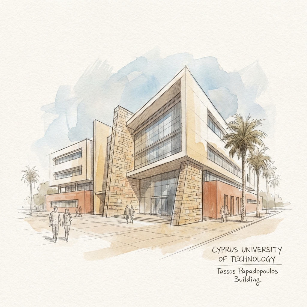 Cyprus University of Technology (CUT) Tassos Papadopoulos Building in Limassol