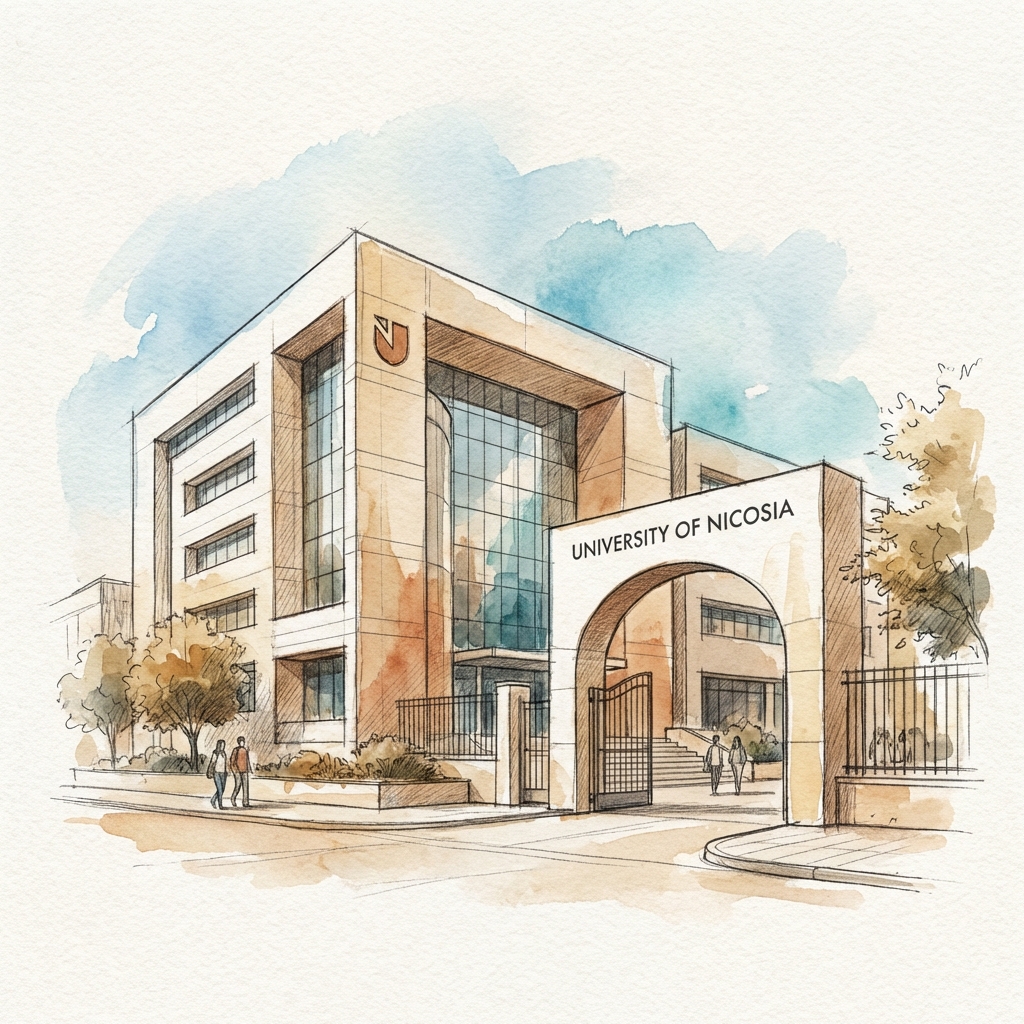 University of Nicosia (UNIC) modern main campus building